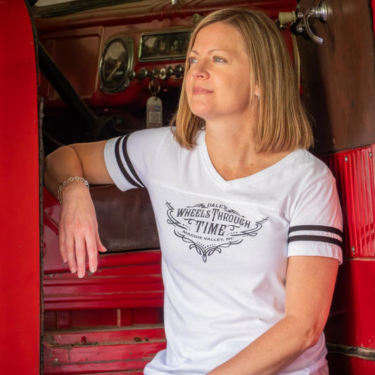 DWTT Ladies Pinstripe Tee